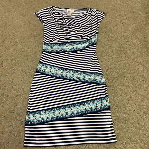 đMSSPâXSâSuper CuteâLightweightâStripedâRetroâPrintâMiniâDress - Picture 6 of 13